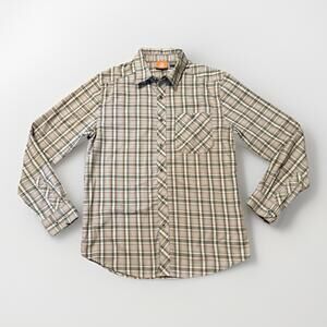 Men's‎ Merrell Button Up Plaid Flannel Shirt Size M
